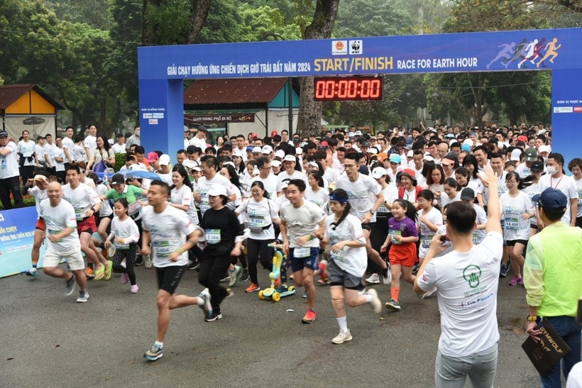 nearly 1,500 people run in response to 2024 earth hour campaign picture 1