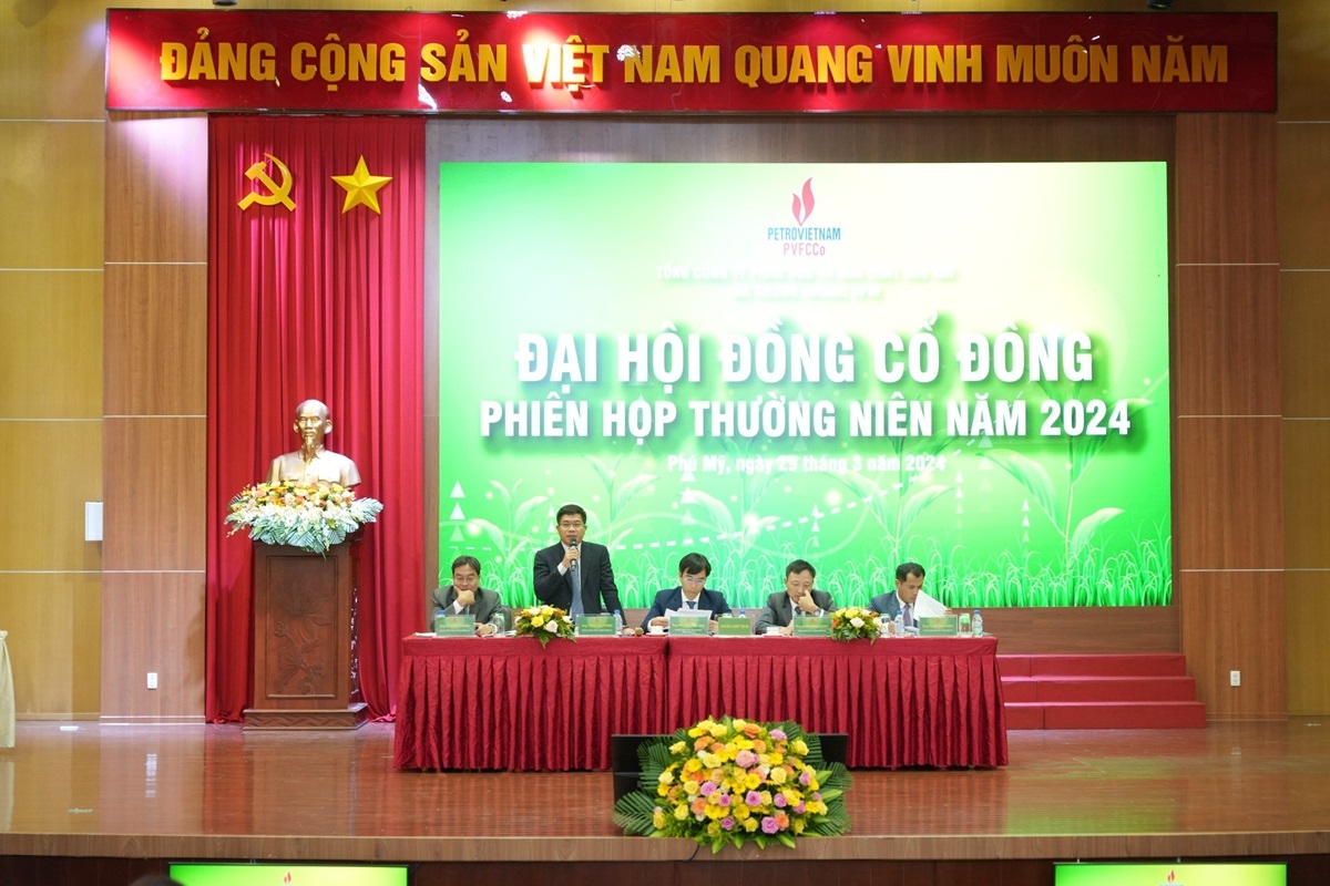 pvfcco to chuc thanh cong phien hop Dai hoi dong co dong thuong nien nam 2024 hinh anh 2