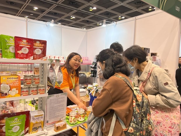 vietnamese businesses join vegetarian food fair in hong kong picture 1 vietnamese businesses join vegetarian food fair in hong kong picture 1