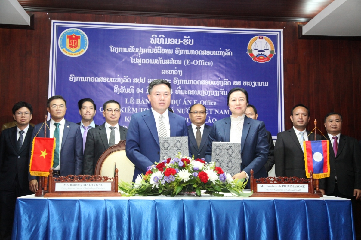 Việt Nam giúp Lào hiện đại hoá Kiểm toán Nhà nước
