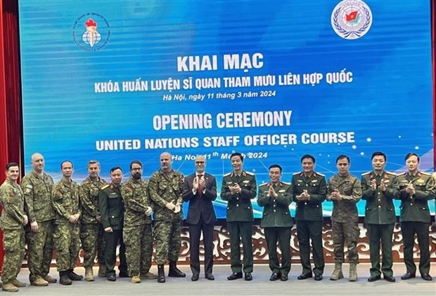 un staff officer training course opens in hanoi picture 1