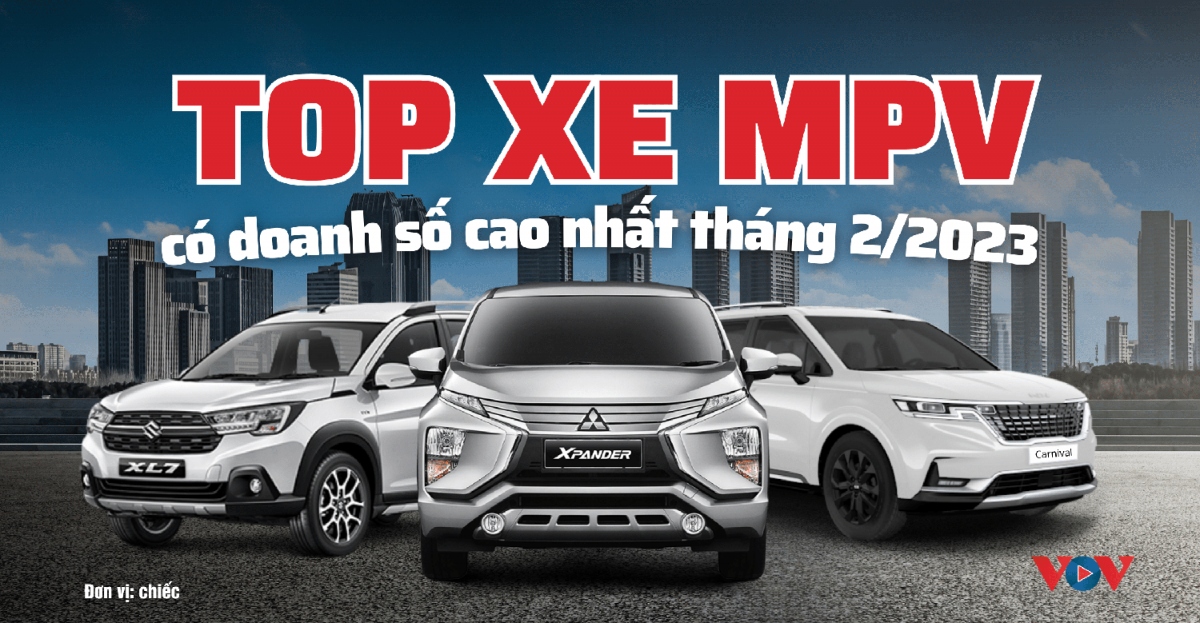 Top xe MPV bán chạy nhất tháng 2/2024: Doanh số sụt giảm mạnh