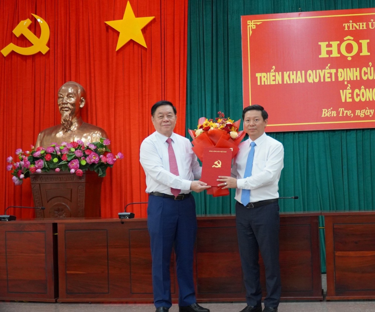 Ông Trần Thanh Lâm giữ chức Phó Bí thư Tỉnh ủy Bến Tre