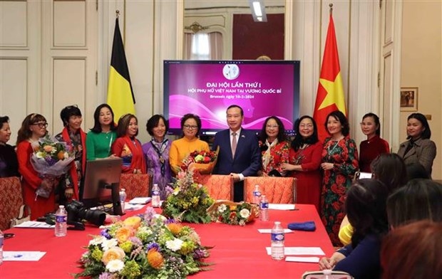vietnamese women s association in belgium convenes first congress picture 1