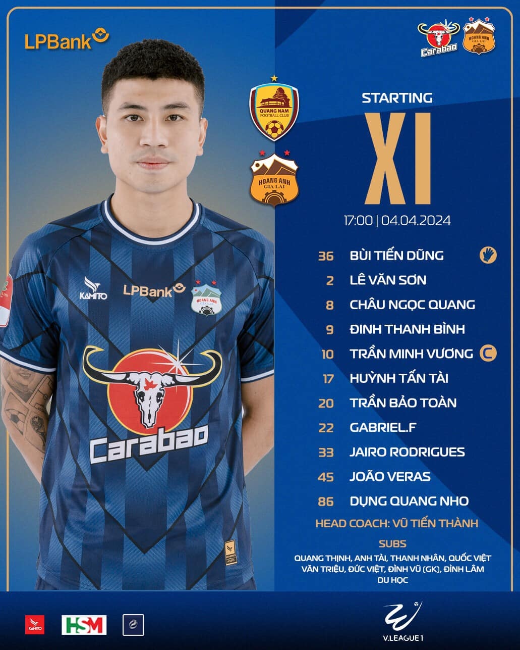 truc tiep quang nam 0-0 hagl chung ket nguoc o hoa xuan hinh anh 1