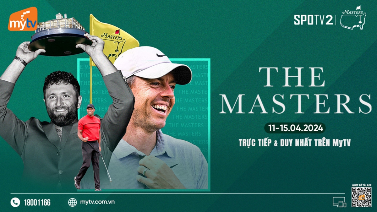 the masters 2024 - giai golf major dau tien cua nam tren mytv hinh anh 1