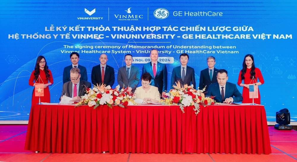 vinmec vinuni - ge healthcare hop tac dao tao thuc hanh y khoa chuan quoc te hinh anh 1