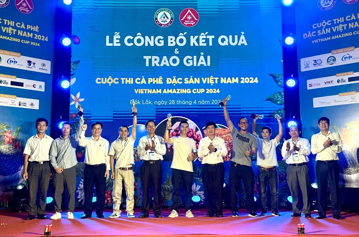 Trao giải cà phê đặc sản Việt Nam 2024