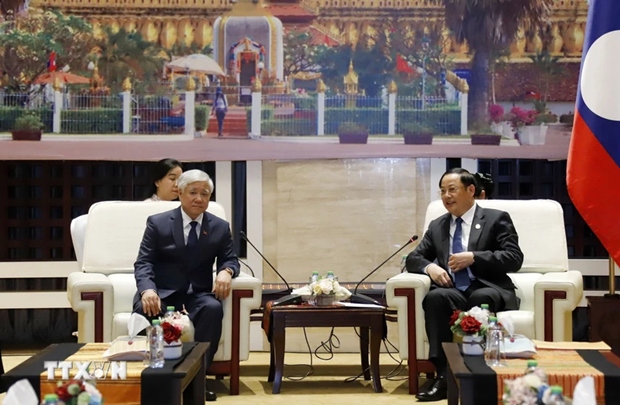 lao pm hosts delegation of vietnam fatherland front picture 1