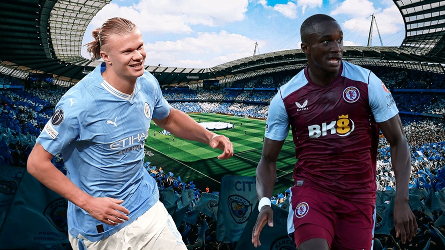 Dự đoán tỷ số, đội hình xuất phát trận Man City - Aston Villa