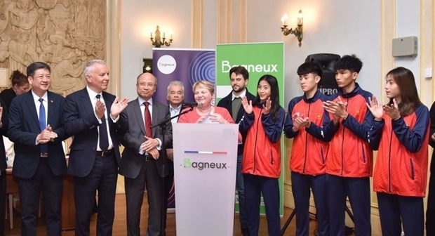 vietnamese taekwondo athletes welcomed ahead of olympic games paris picture 1
