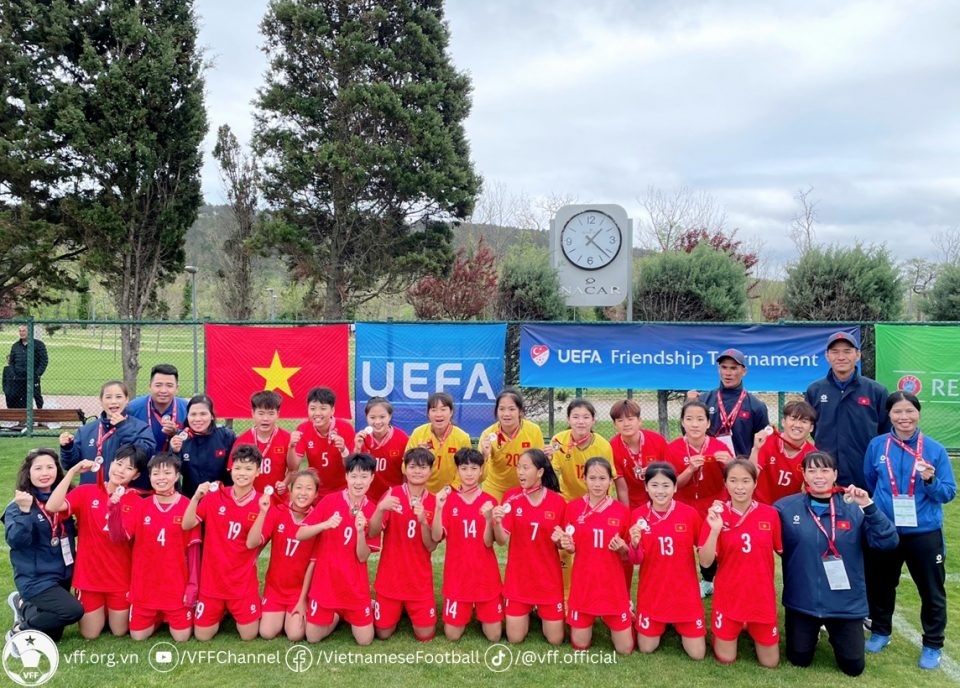vietnam s u16 women team finish fifth at uefa friendship tournament picture 1