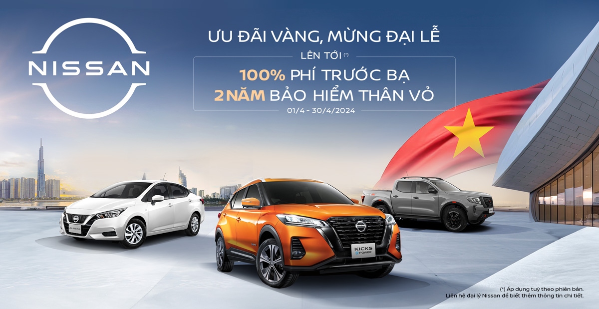 Bảng giá xe ô tô Nissan tháng 4/2024: Ưu đãi 100% phí trước bạ cho Kicks và Navara