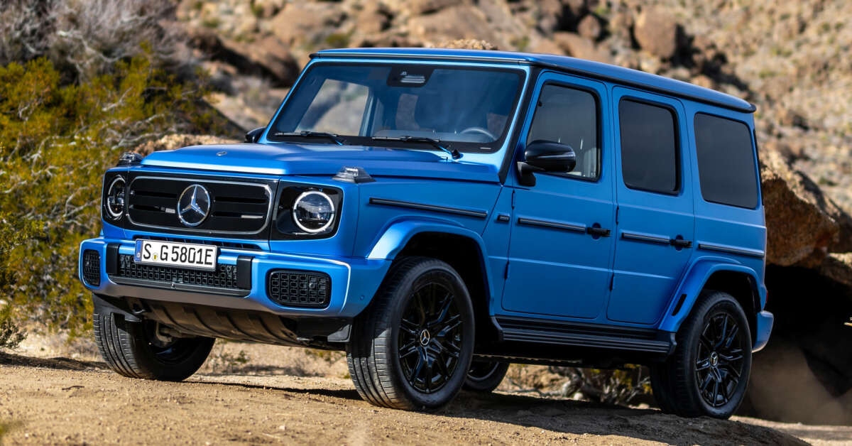 Ra mắt Mercedes-Benz G580 chạy điện hoàn toàn