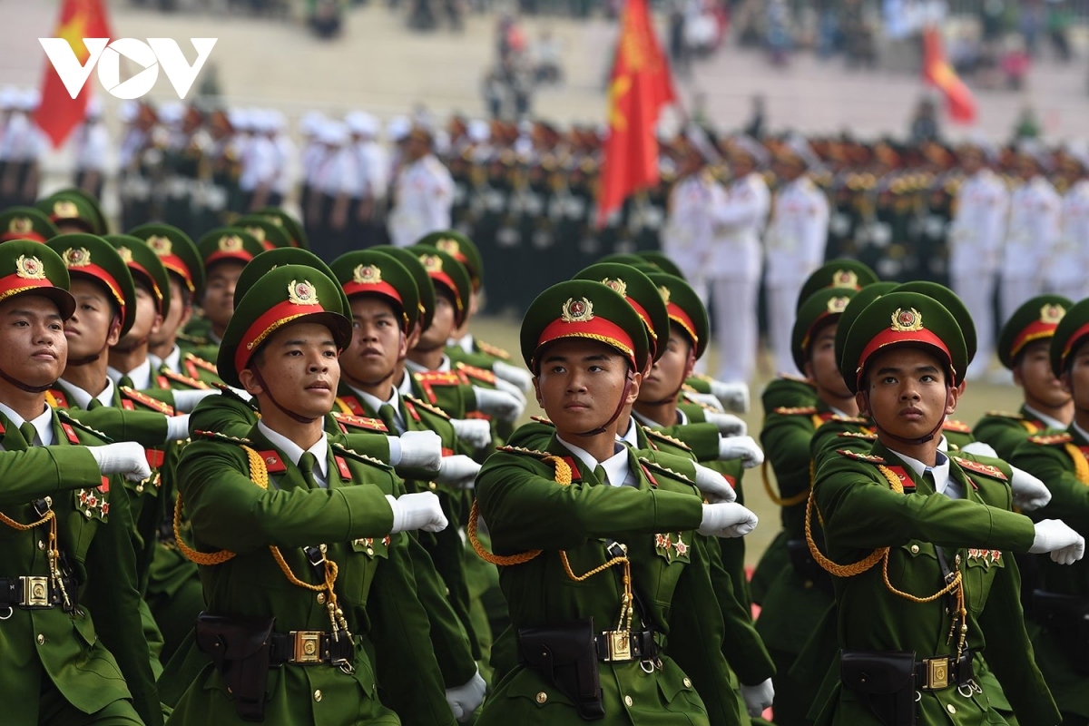 Official rehearsal of grand miliary parade to mark Dien Bien Phu Victory