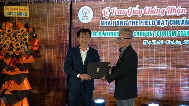 first low-carbon tourism certificate granted in hoi an picture 1