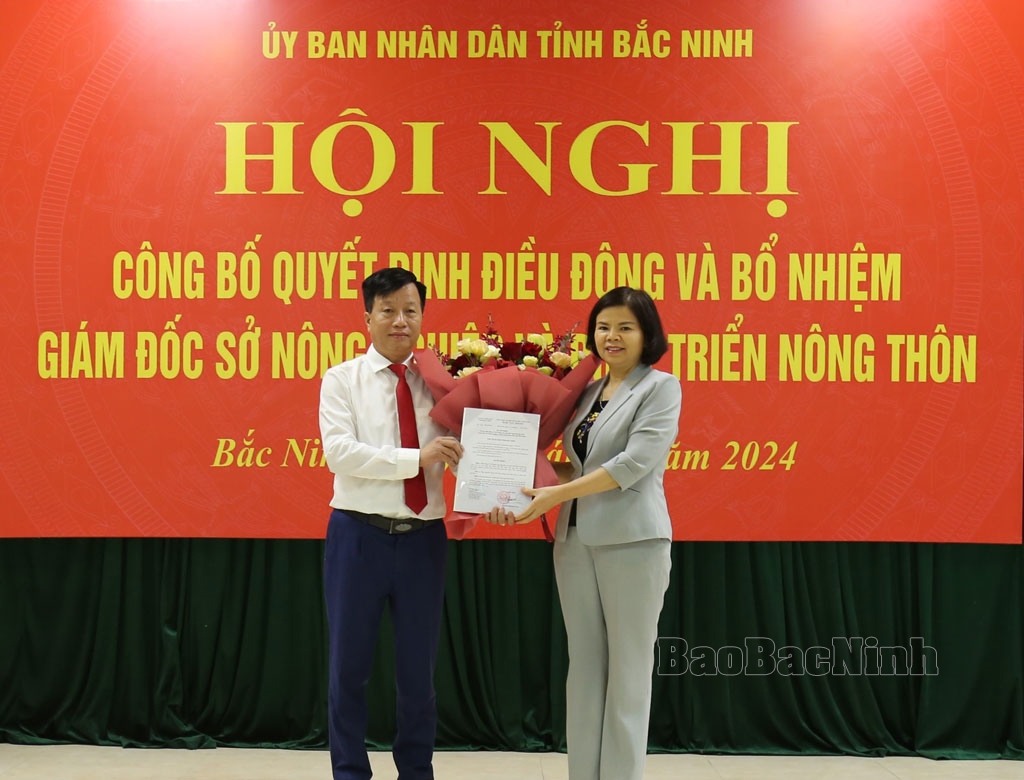 bac ninh co tan giam doc so nong nghiep va phat trien nong thon hinh anh 1