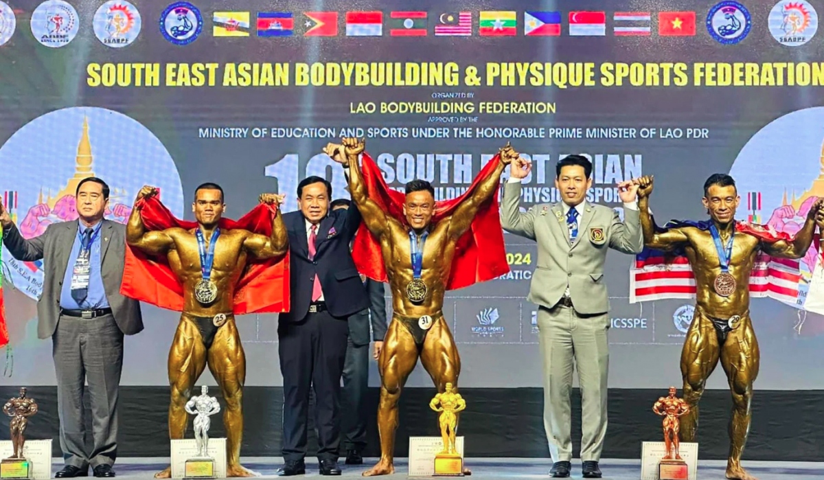 vietnam tops sea bodybuilding and physique sports championships picture 1