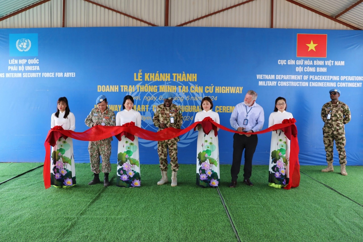 vietnamese peacekeepers inaugurate smart camp in abyei picture 1