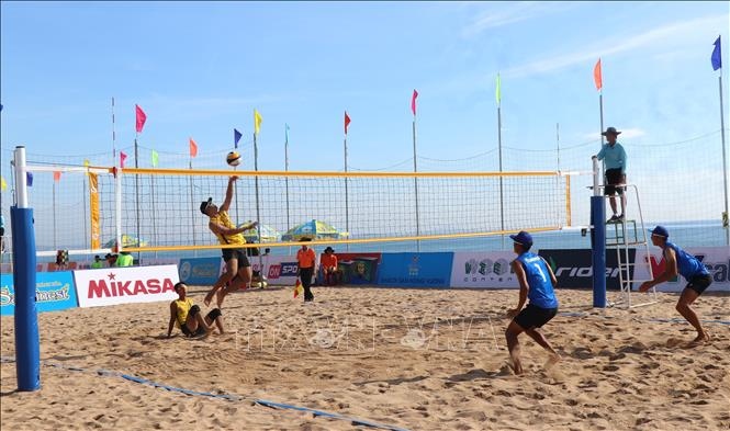 national beach volleyball tourney kicks off in phu yen picture 1