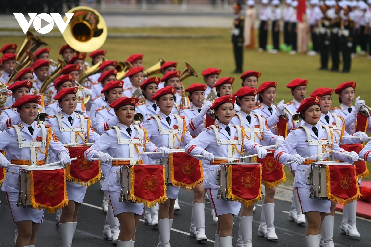 impressive images of grand military parade for dien bien phu victory celebration picture 13