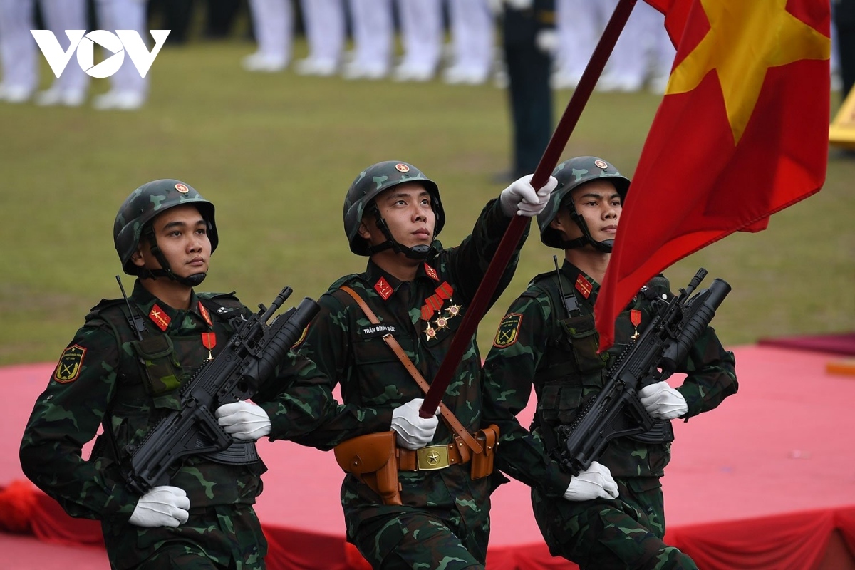 impressive images of grand military parade for dien bien phu victory celebration picture 21