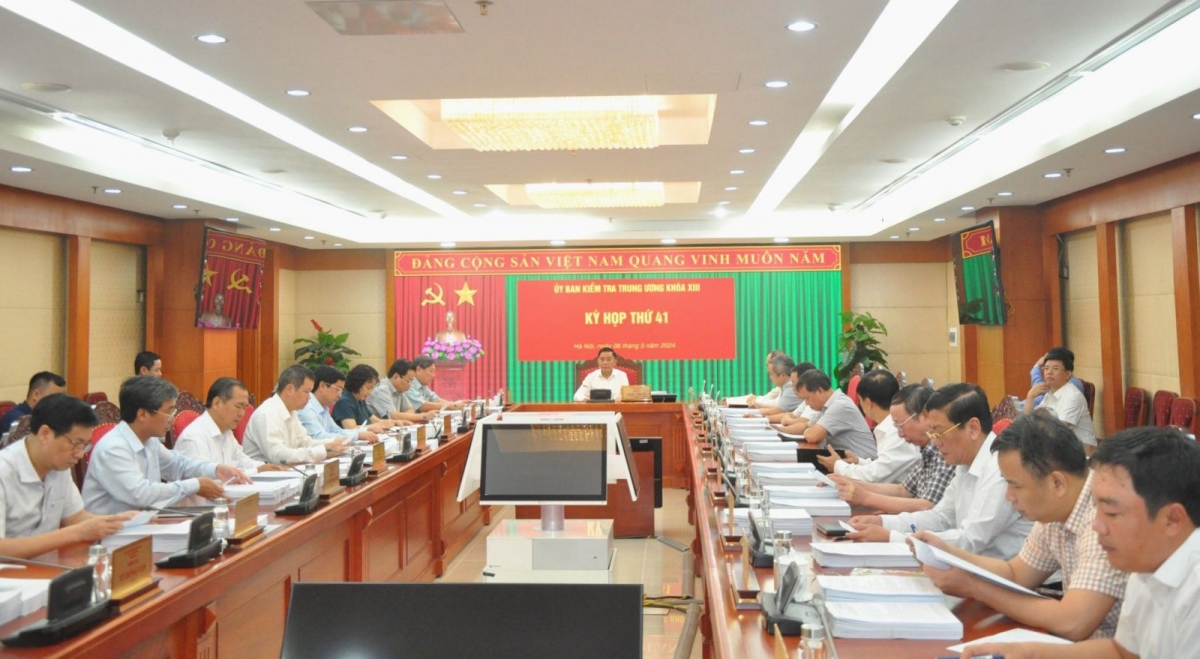 Ủy ban kiểm tra trung ương kết luận kỳ họp 41 kỷ luật, đề nghị kỷ luật một số cá nhân, tổ chức hình ảnh 1 Uy ban kiem tra trung uong ket luan ky hop 41 ky luat, de nghi ky luat mot so ca nhan, to chuc hinh anh 1
