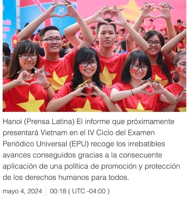 prensa latina spotlights facts about human rights in vietnam picture 1 prensa latina spotlights facts about human rights in vietnam picture 1