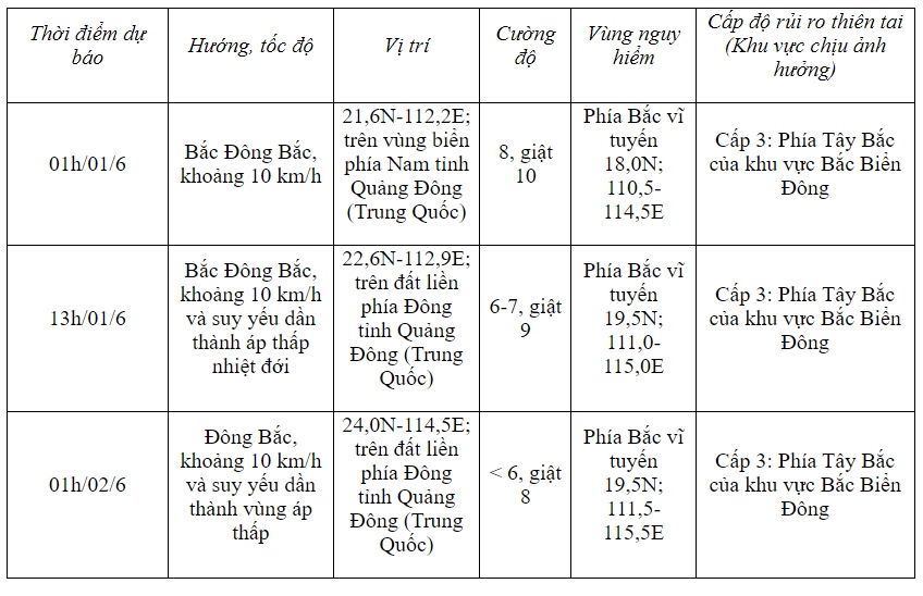 bien Dong xuat hien con bao so 1 trong nam 2024 hinh anh 2