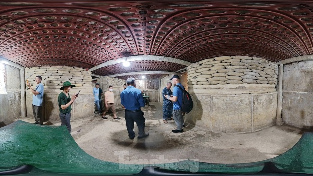 inside command tunnel of french general de castries in dien bien province picture 7