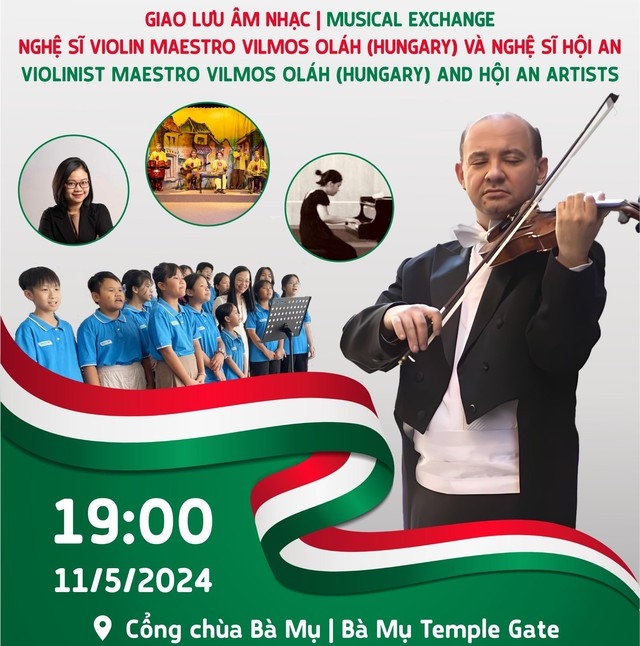 hungarian violinist vilmos olah to perform famous works in hoi an picture 1