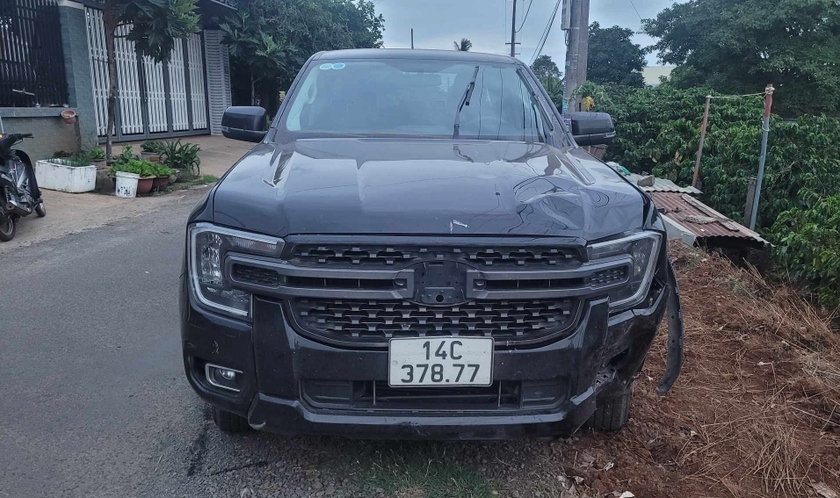 Tạm giữ tài xế ô tô gây tai nạn rồi bỏ chạy ở TP.Pleiku