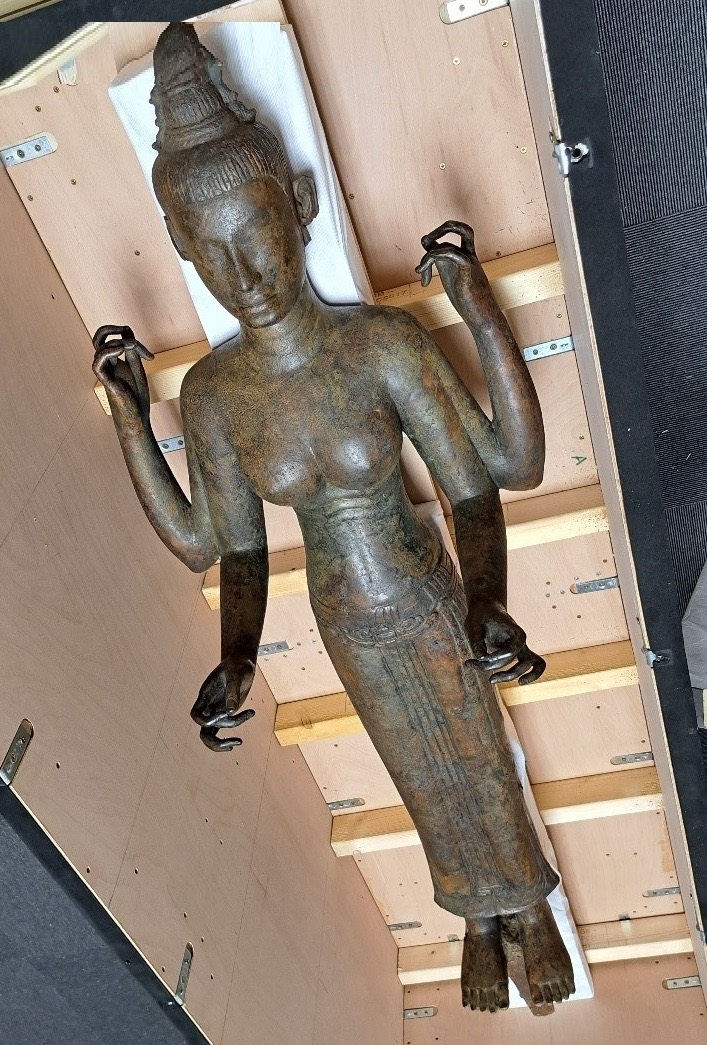 national museum of history receives bronze statue of goddess durga returned by uk picture 1