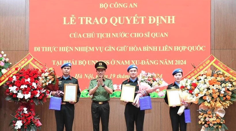 three more public security officers embark on un mission in south sudan picture 1