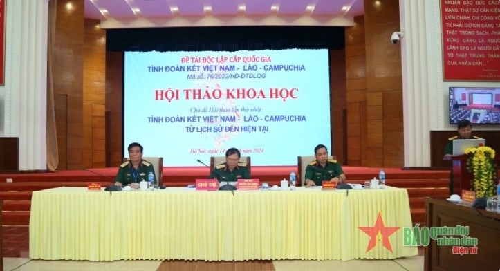 first scientific conference on vietnam-laos-cambodia solidarity held in hanoi picture 1