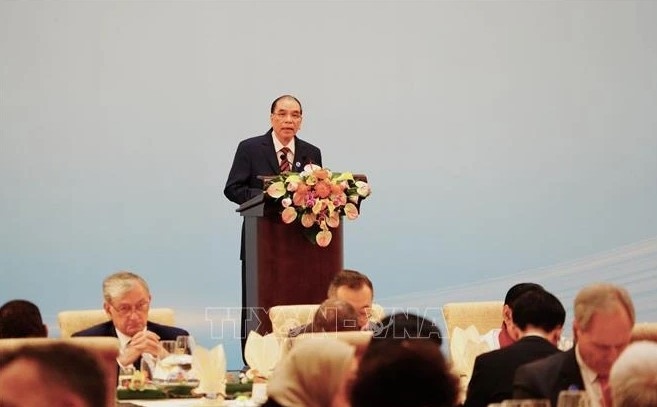 former party chief attends 70th anniversary of peaceful coexistence s principles picture 1