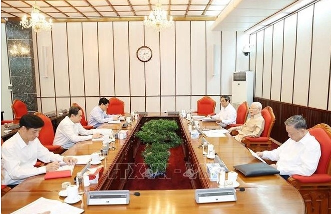 party general secretary chairs meeting of key leaders picture 1