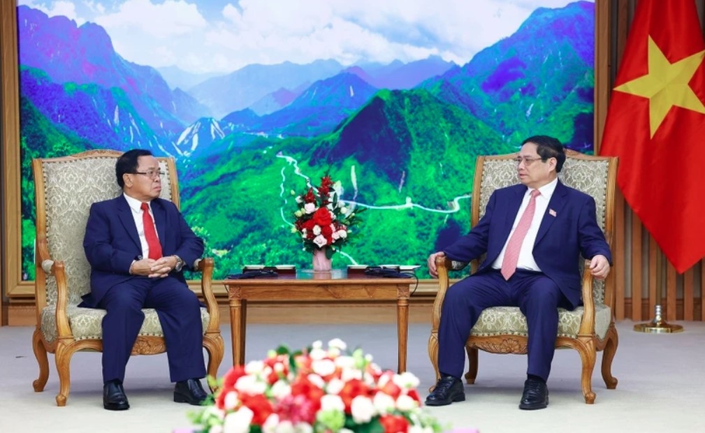 pm hosts president of lao state inspection authority picture 1