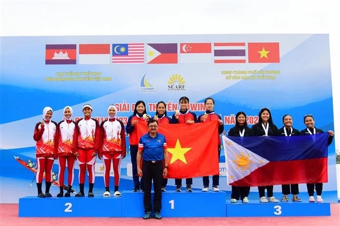 vietnam wins 12 medals at southeast asia rowing, canoeing championships picture 1