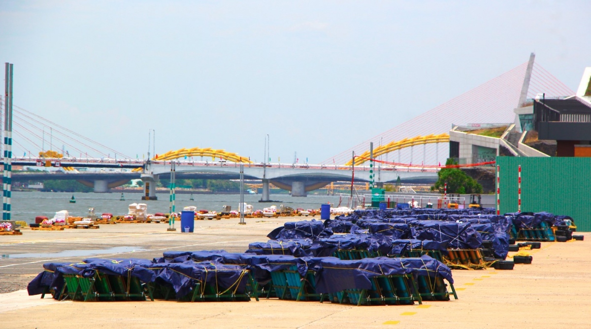 da nang gearing up for international fireworks festival 2024 picture 1