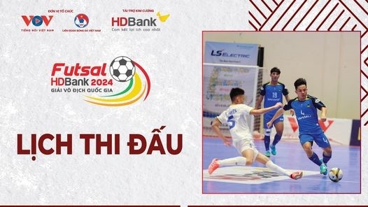 Lịch thi đấu và trực tiếp giải Futsal HDBank VĐQG 2024 hôm nay 17/6