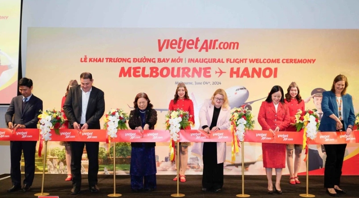 Vietjet opens Hanoi- Melbourne route