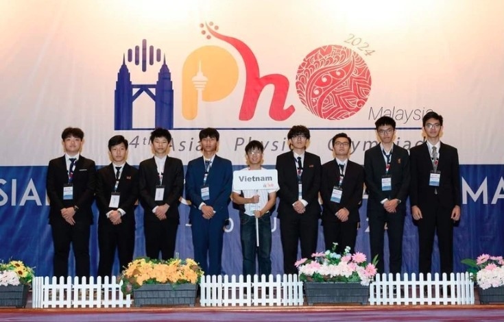 all eight vietnamese students win medals at asian physics olympiad picture 1