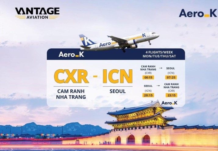 aero-k to launch direct air service between seoul and khanh hoa in late june picture 1