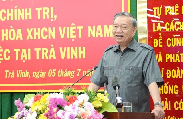 Chủ tịch nước Tô Lâm làm việc với lãnh đạo tỉnh Trà Vinh