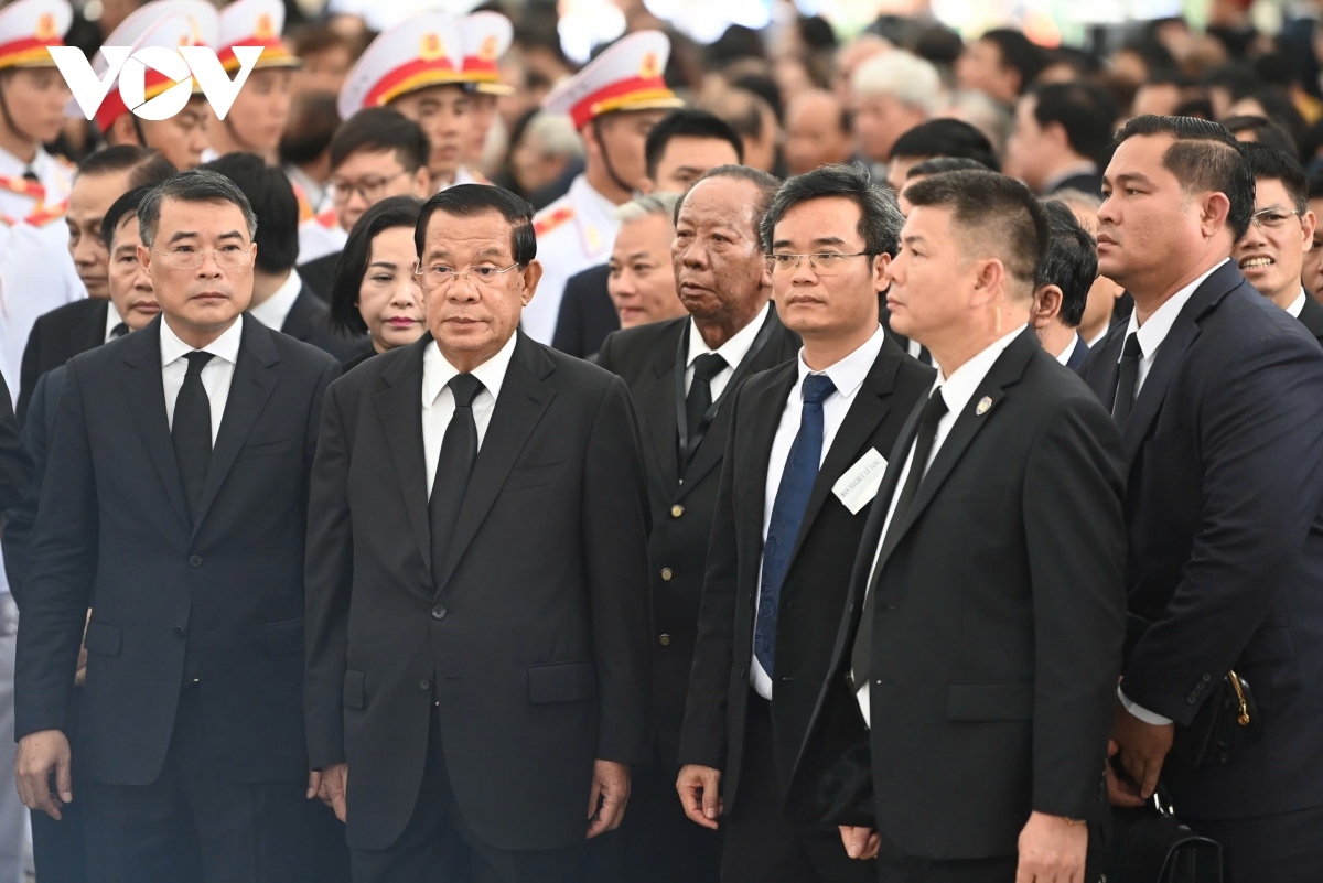 foreign delegations pay tribute to vietnamese party general secretary nguyen phu trong picture 10