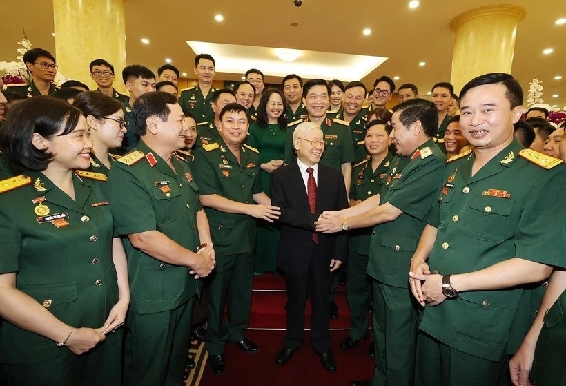 party leader nguyen phu trong and vietnamese people in photos picture 5