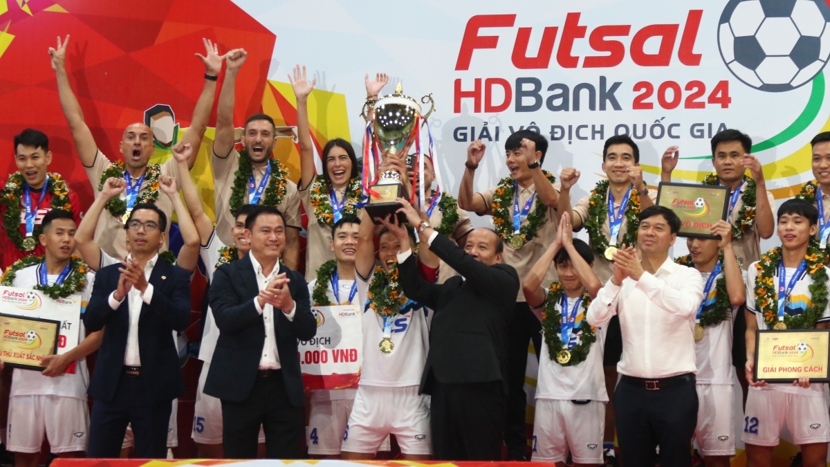 Bế mạc giải Futsal HDBank VĐQG 2024: Thái Sơn Nam vô địch