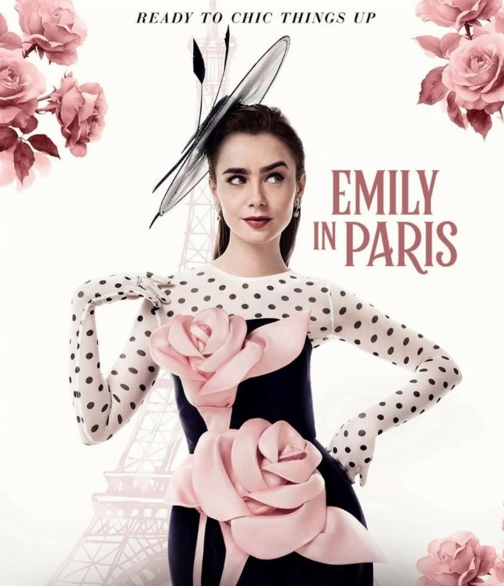 uk actress dresses in vietnamese design on emily in paris poster picture 1