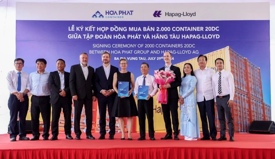 hoa phat to deliver 2,000 containers to german partner hapag-lloyd picture 1